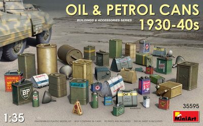 MiniArt 35595 Öl- und Benzinkanister 1930 - 1940er Jahre - 1:35 - Bild 4