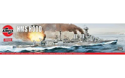 Airfix HMS Hood Kriegsschiff-Modellbausatz - Bild 6