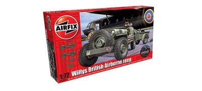 Airfix Grau Bausatz Willys Mb Jeep British Airborne 1:76 - Bild 5