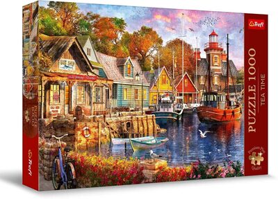 Trefl Mehrfarbig Puzzle Premium Plus 1000 - Seeseite Eckchen (1000 Teile) - Bild 10