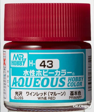 Mr Hobby Wine Red paint pot