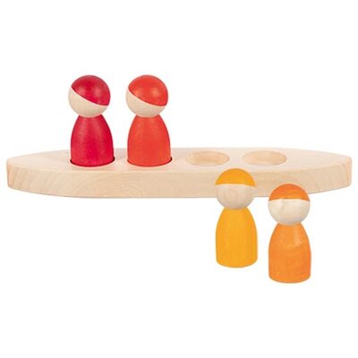 Männlein im Boot | L= 24 cm, Holz, 5 Teile, per Set | Deutsch | 58469 | 2025 - Image 13