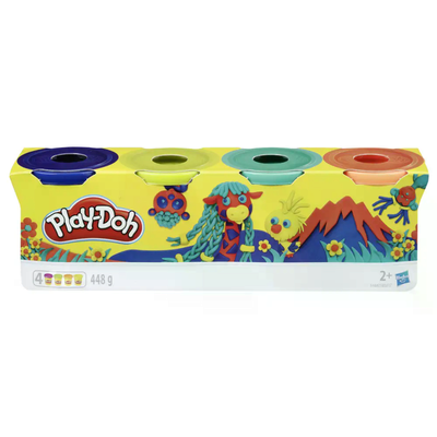 Hasbro Play-Doh Hasbro E4867es0 Play-Doh 4Er-Pack Wild, 112G-Dosen - Bild 3