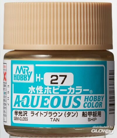 Mr Hobby Tan paint pot