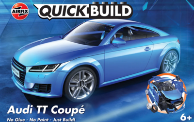 Airfix J6054 QUICKBUILD Audi TT Coupe Blau - Bild 6