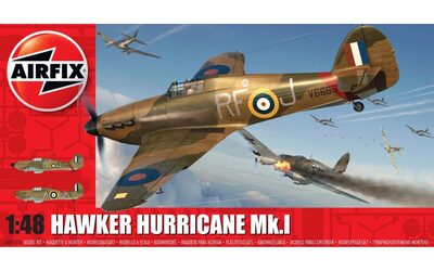 Airfix Grün Bausatz Hawker Hurricane Mk.1 1:48 - Bild 4
