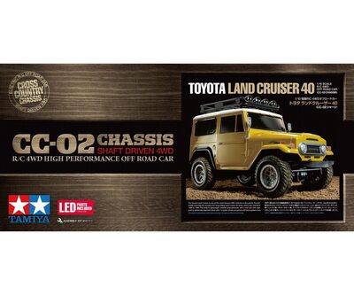 Tamiya Transparent Scaler Toyota Land Cruiser 40, Cc-02, Bausatz, 1:10 (Kit) - Image 4