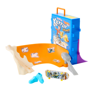 Hot Wheels Skate Tony Hawk Cereal Skate Bowl Fingerboard Set - Image 7