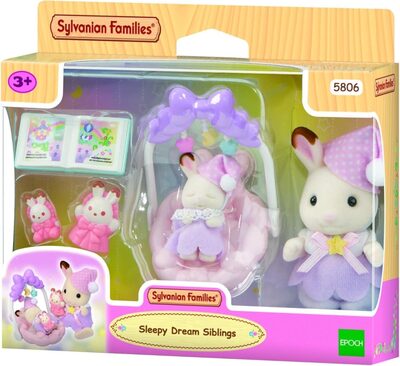 Joom Sylvanian Families Reinfarbig Le Coucher Des Sœurs Lapin Chocolat - 5806 - Bild 10