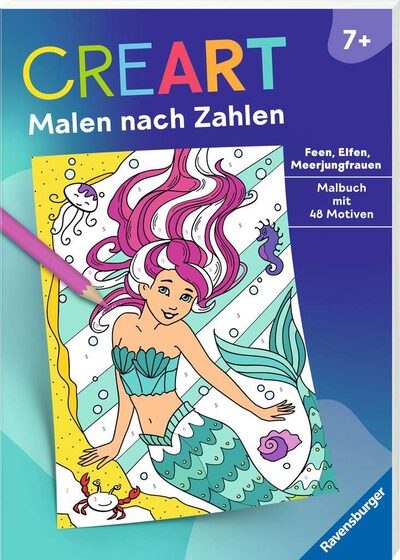 Ravensburger Verlag Creart Malen Nach Zahlen Ab 7: Feen Elfen Meerjungfrauen - Image 7