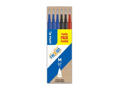 Pilot Pen Pilot FriXion - refill - black red blue pack of 6 - Image 4