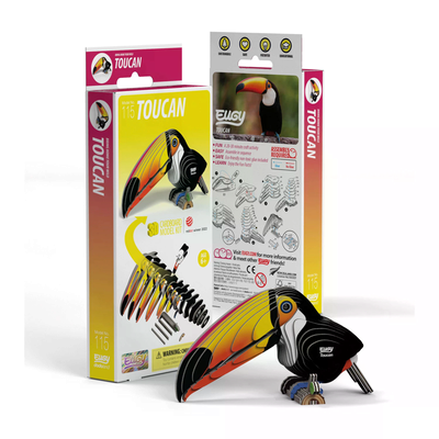 EUGY - 3D Bastelset Tukan | Kit (Bastelset) | 650115 | 2024 | EUGY - Bild 9