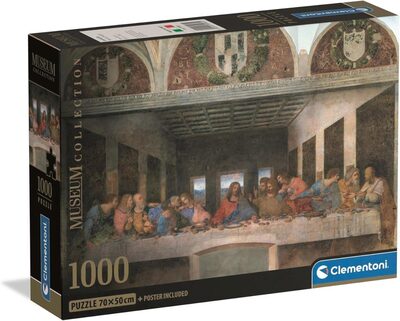 Clementoni 39965 Puzzle 1.000 Teile Museum Collection Compact Leonardo Das Letzte Abendmahl - Bild 6