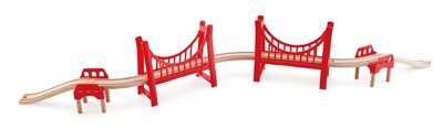Hape Mehrfarbig Große Doppel-Hängebrücke - Bild 6