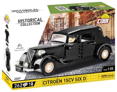 Cobi 2267 - Historical Collection Citroen 15Cv Six D Bausatz 262 Teile 1 Figur - Bild 5
