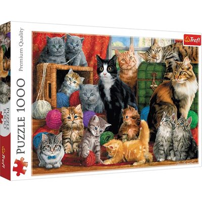Trefl Sa Puzzles - '1000' - Katzentreffen - Bild 8