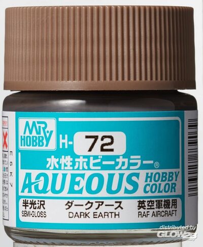 Mr Hobby Dark Earth paint pot