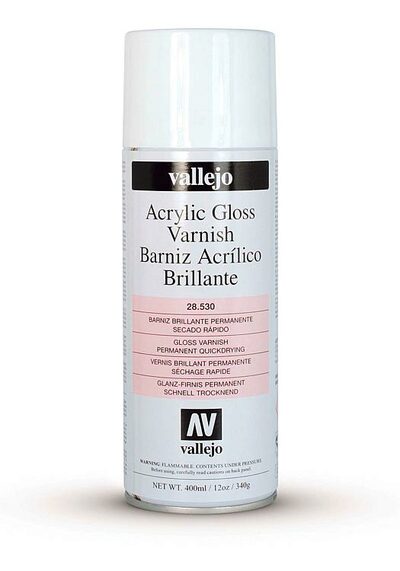 Vallejo 28530 Klarlack, Glänzend, Sprühdose, 400 Ml - Bild 6