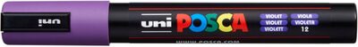 Uni Marker - Posca - Konische Spitze Medium - Violett - Strichbreite: 1,8 – 2,5 Mm - Bild 6