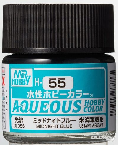 Mr Hobby Midnight Blue paint pot