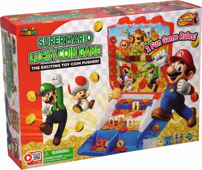 Epoch Games: Super Mario Lucky Coin Game , 2 Fun Game Rules ! Nicht Komplett - Bild 7