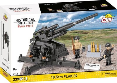 COBI-3142 10,5 cm Flak 39 Heavy Anti-Aircraft Gun - Bild 6