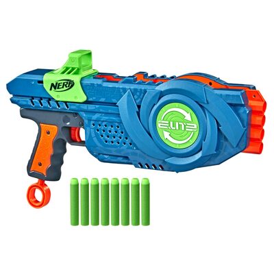 NERF Elite 2.0 Flip 8 Blaster 8 Pfeile Blau Spielzeug 4 vorne und 4 hinten Läufe - Bild 7