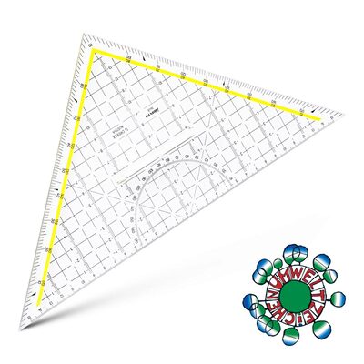 Aristo Mehrfarbig/Transparent Lineal, Winkel (32.50 Cm, Kunststoff) - Image 8