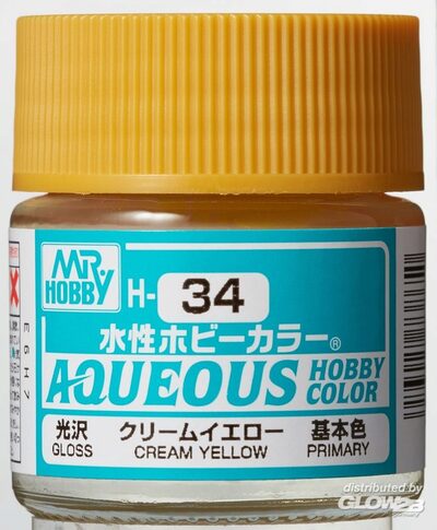 Mr Hobby Cream Yellow paint pot