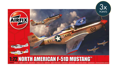 Airfix A02047a 1:72 North American F-51D Mustang - Bild 6