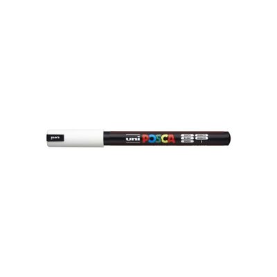 POSCA - Acrylmarker PC-1MR Weiß 0,7 mm extrafeine kalibrierte Spitze | Marker mit wasserbasierter Pigmenttinte, deckend, für nahezu alle Oberflächen, austauschbare Spitze - Bild 7