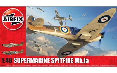 Airfix Braun/Grün Bausatz Supermarine Spitfire Mk.1 A 1:48 - Bild 6