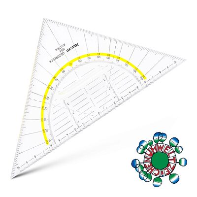 Aristo Transparent/Gelb Lineal, Geodreieck (22.50 Cm, Kunststoff) - Image 8