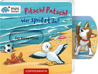 Coppenrath Die Spiegelburg Unisex Pappbilderbuch Minifanten Pitsch! Patsch! Wer Spritzt Da? Mehrfarbig Baby Größe 1,9 X Größe 9,2 X 9,2 Mm - Bild 6
