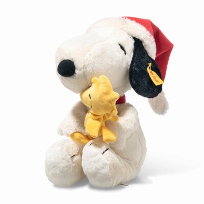 Steiff Snoopy 024702 30cm mit Woodstock 18cm 024757 Soft Cuddly Peanuts Set Neu - Image 3