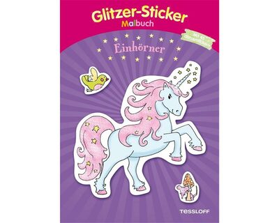 Glitzer-Sticker Malbuch. Einhörner: Mit 45 glitzernden Stickern! (Malbücher und -blöcke) - Bild 8