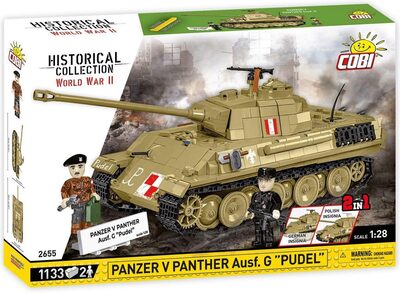 Cobi Panzer V Panther Ausf G Pudel -2655 1133 Teile - Bild 6