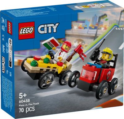 LEGO CITY: Pizzalieferwagen Vs. Löschauto (60458) Neu und OVP - Bild 15