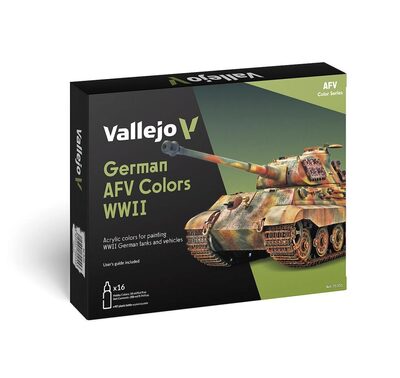 Neuheit, brandneu Vallejo Farb-Set, AFV Color WWII, 16x18ml Artikel 70255 - Bild 7
