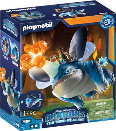 PLAYMOBIL DreamWorks Dragons: The Nine Realms  71082 - Plowhorn & D'Angel - NEU - Image 11