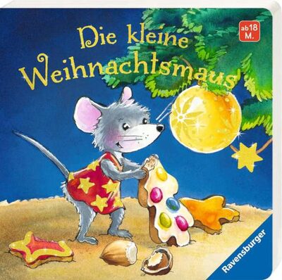 Die kleine Weihnachtsmaus - liebevolle, gereimte Weihnachtsgeschichte, für leuchtende Kinderaugen, ideal für den Nikolausstiefel, Weihnachtsbuch für Kinder ab 18 Monaten - Bild 5