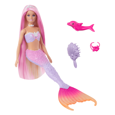 Mattel Unisex Kinder Rosa Puppe Mit Einem Hauch Von Magie Meerjungfrau Puppe - Image 13