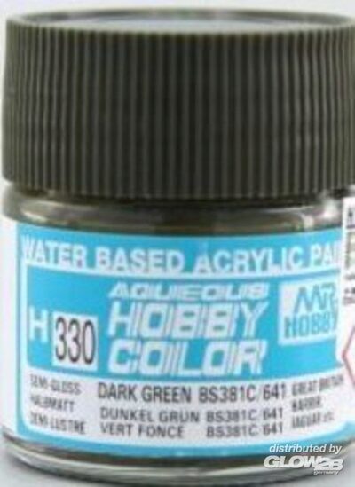 Mr Hobby Dark Green Bs381c/641 A paint pot