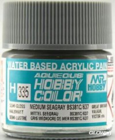 Mr Hobby Medium Seagray Bs381c/637 A paint pot