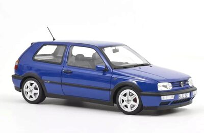 VW Golf III GTI Sondermodell Color Concept 1994 Jazz Blau 1:18 Norev 188506 - Image 4