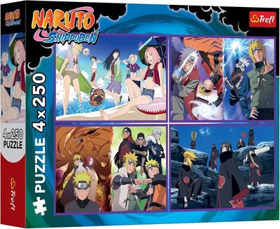 Trefl Mehrfarbig Puzzle 4 X 250 - Naruto (250 Teile) - Bild 3