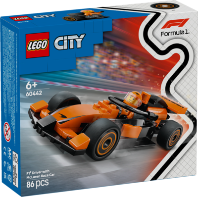 Lego® City Jungen 60442 F1® Rennfahrer Mit Mclaren Rennauto