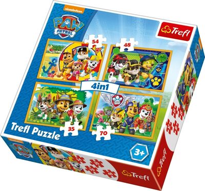 4 in 1 Puzzle - Paw Patrol - Bild 4