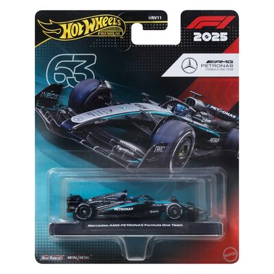 Hot Wheels Premium Mercedes-AMG PETRONAS 2025 Formula 1® Team #63 NEU / OVP - Image 12