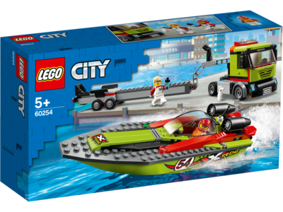 LEGO CITY 60254 Rennboot-Transporter NEU! passt zu: 60422, 60277, Hafen, Schiff - Bild 7